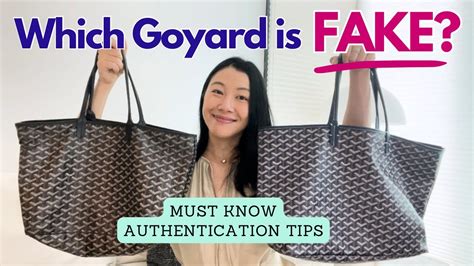 how to authenticate goyard tote|how to identify a goyard handbag.